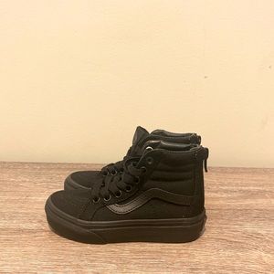 Vans Kids Black Shoes